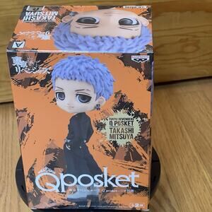 Tokyo Revengers Takashi Mitsuya Q Posket Figure Banpresto US Seller New
